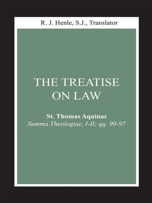 cover image of The Treatise on Law